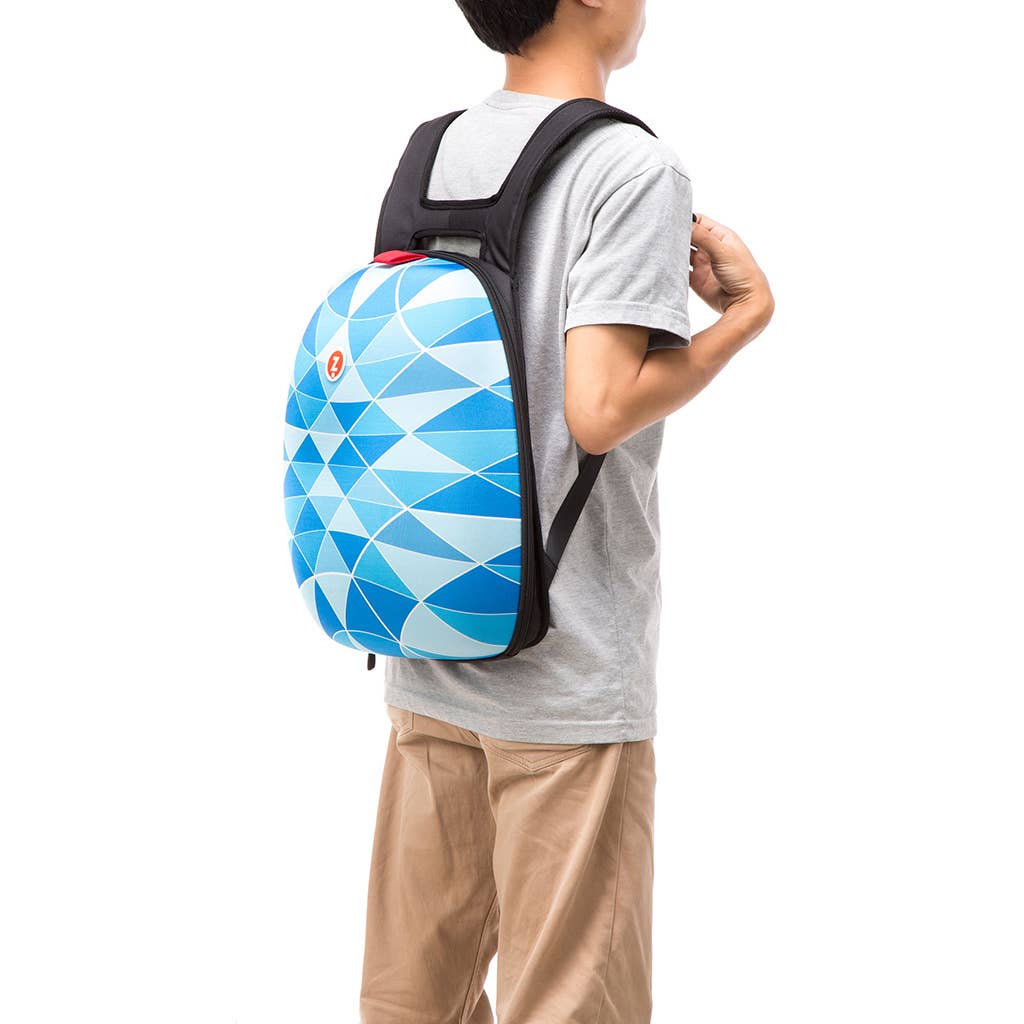 Blue shell backpack