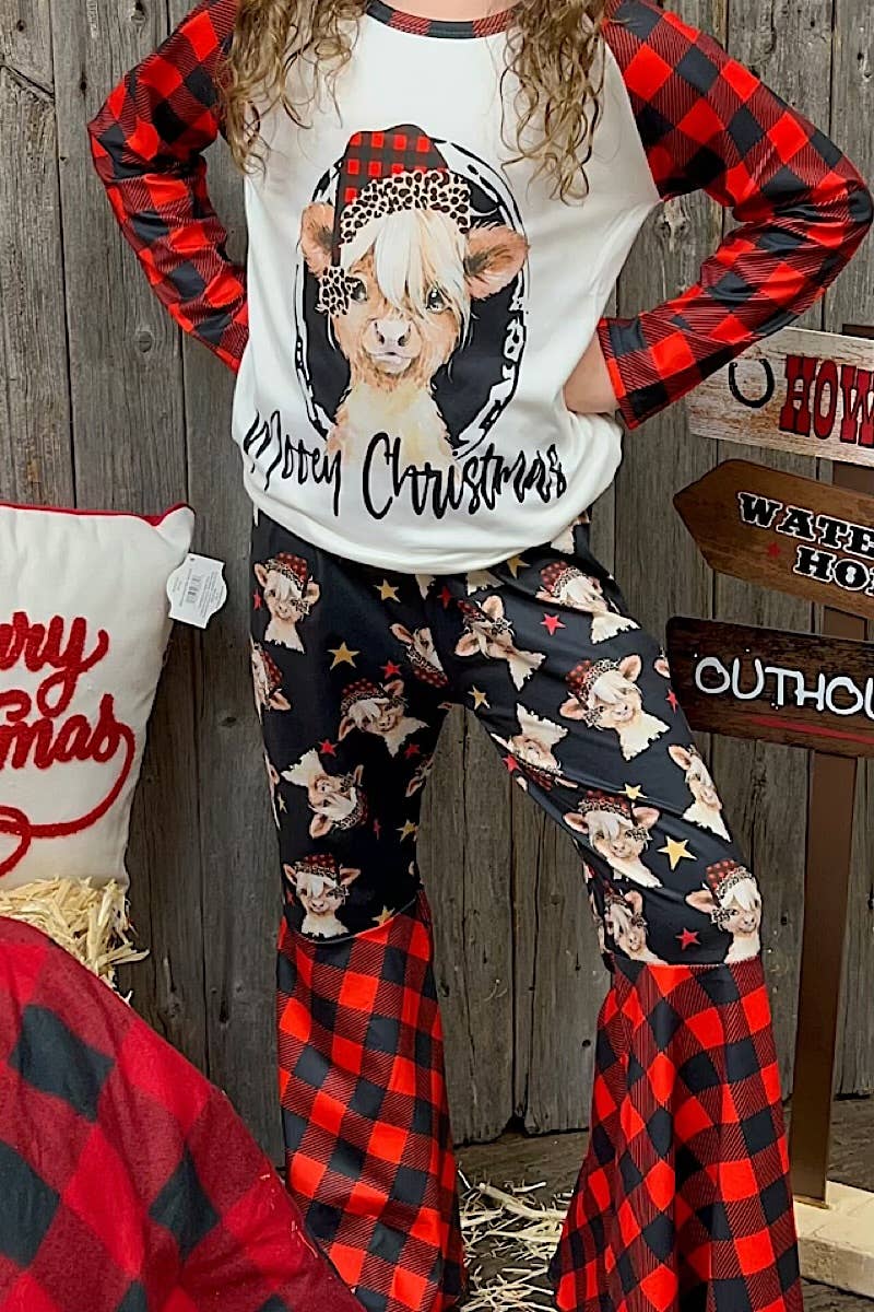 MOOEY CHRISTMAS" PLAID