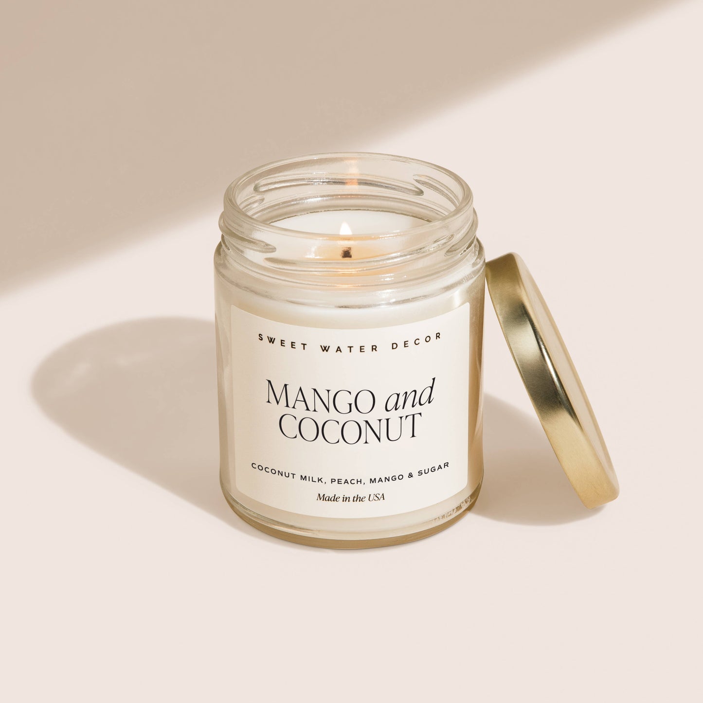 Mango and Coconut 9 oz Soy Candle