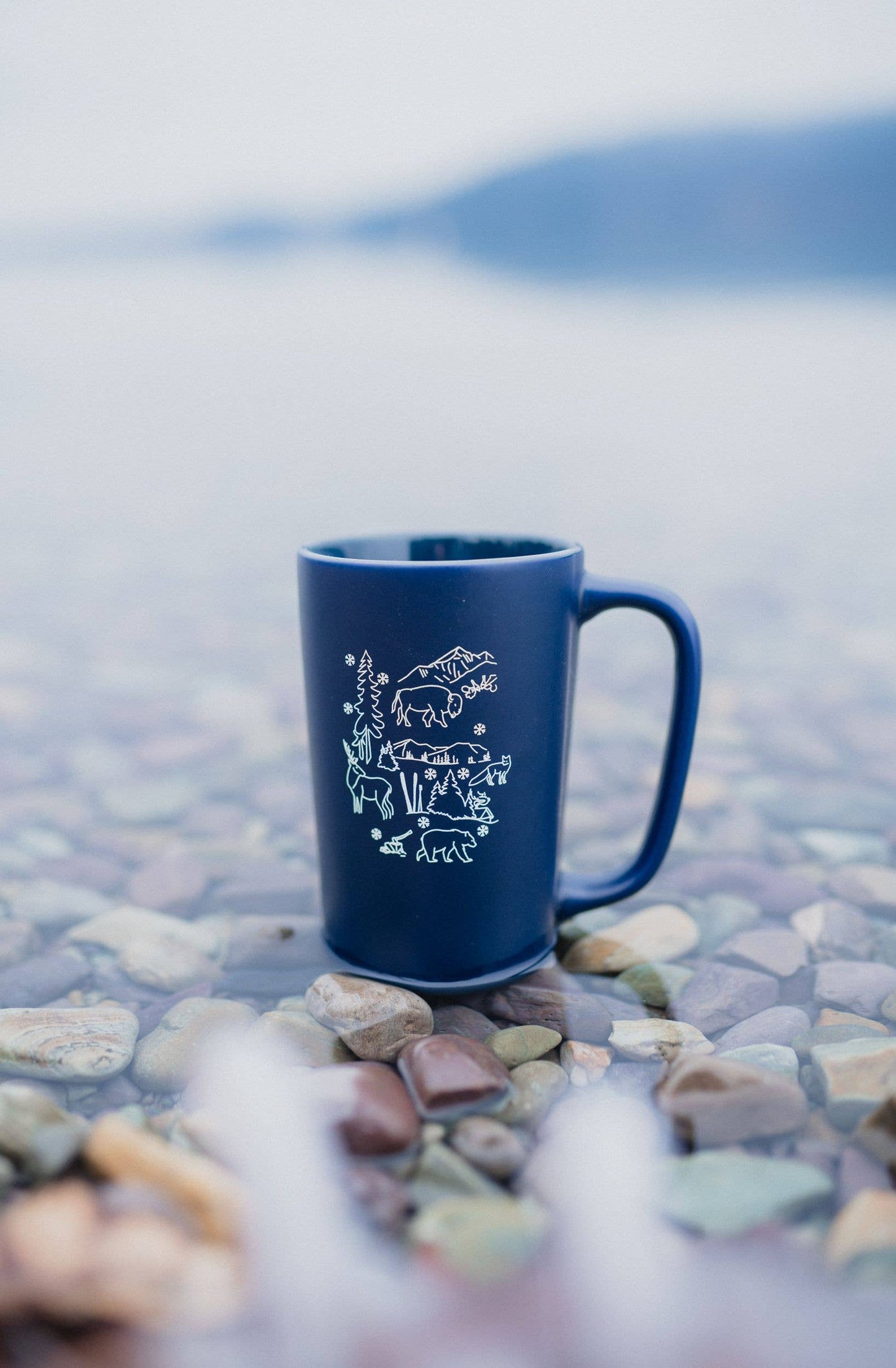Winter Wilderness Mug - Navy