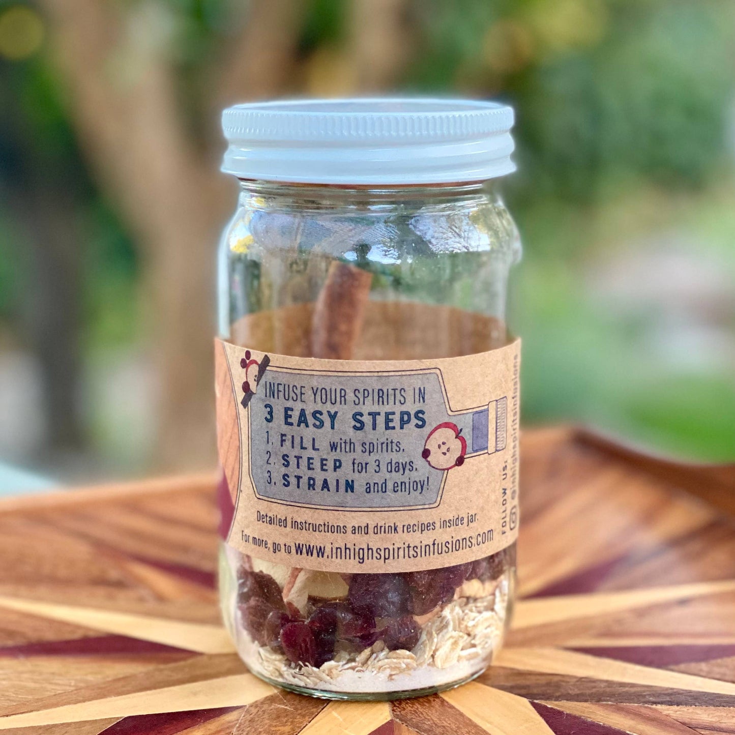 Apple Cranberry Crisp cocktail infusion kit