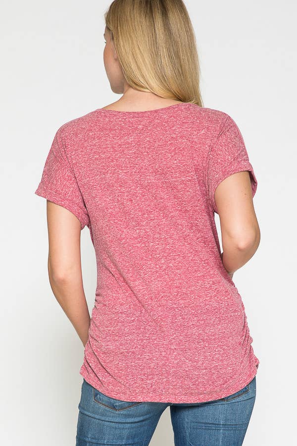 Dolman sleeve basic maternity top