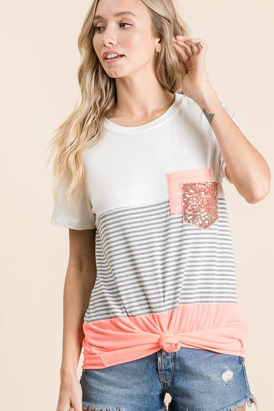 Crew Love Colorblock Tshirt