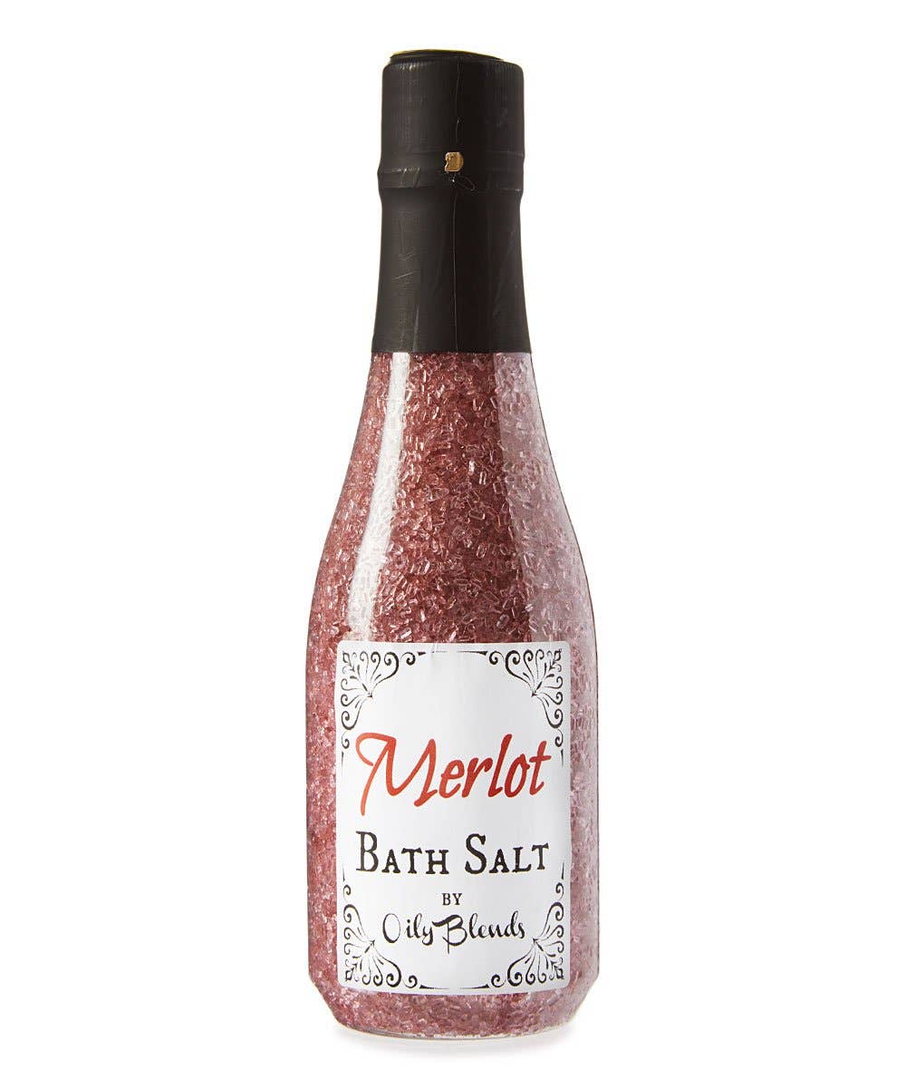 10oz Wine Scented Bath Salts