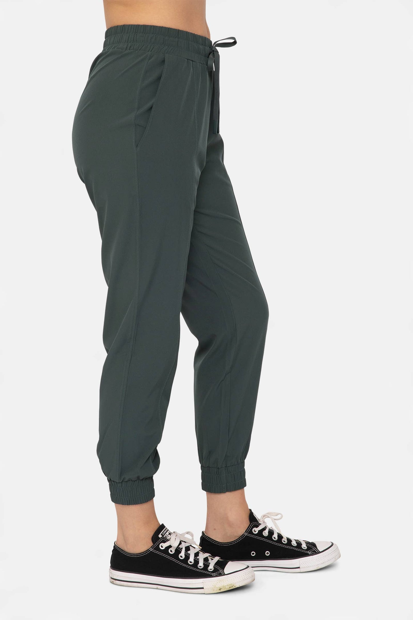 Black Essential Athleisure Joggers