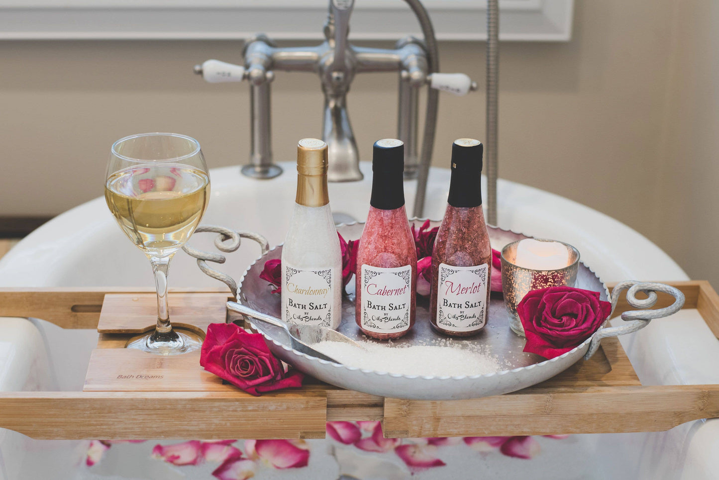 10oz Wine Scented Bath Salts
