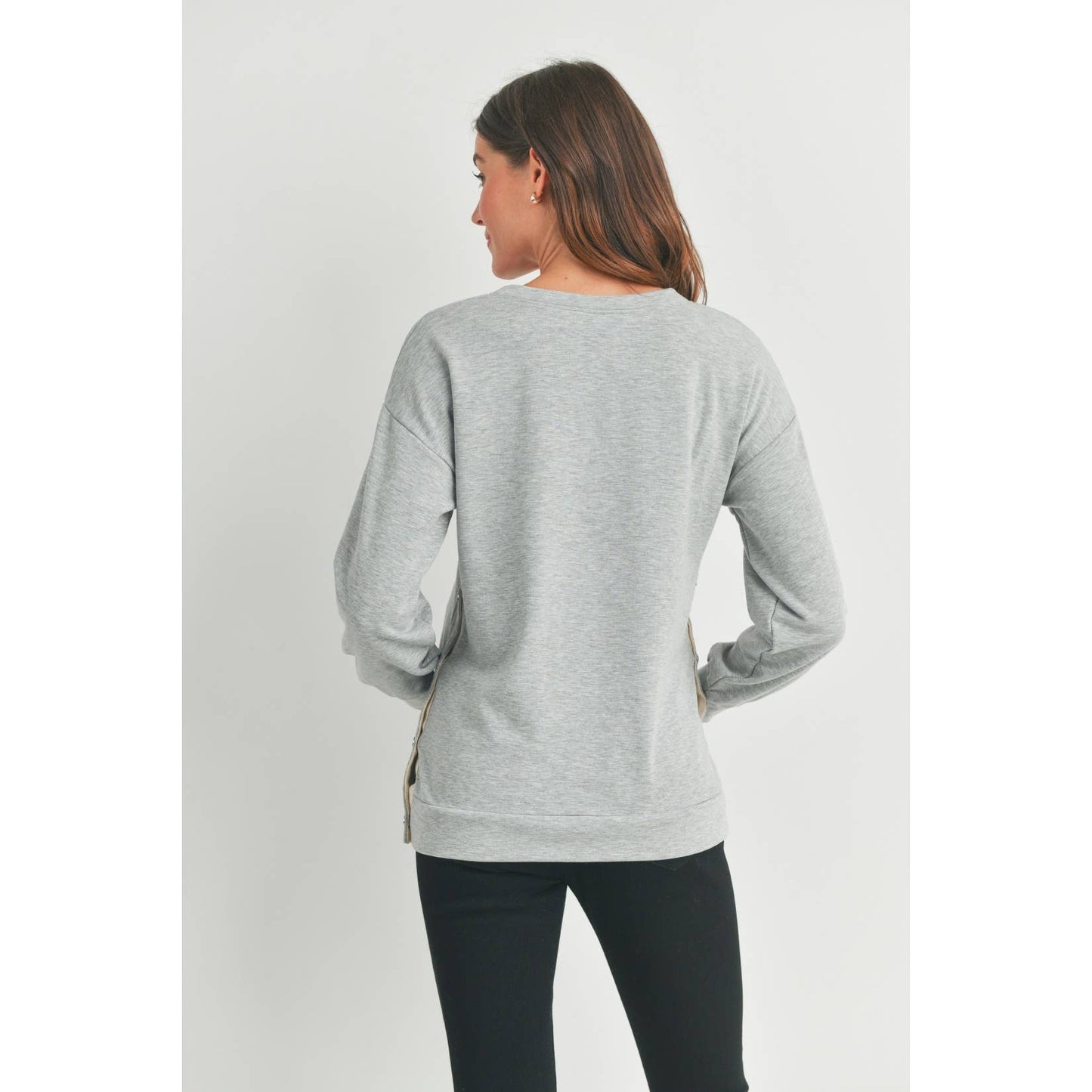 Crewneck Maternity Sweatshirt