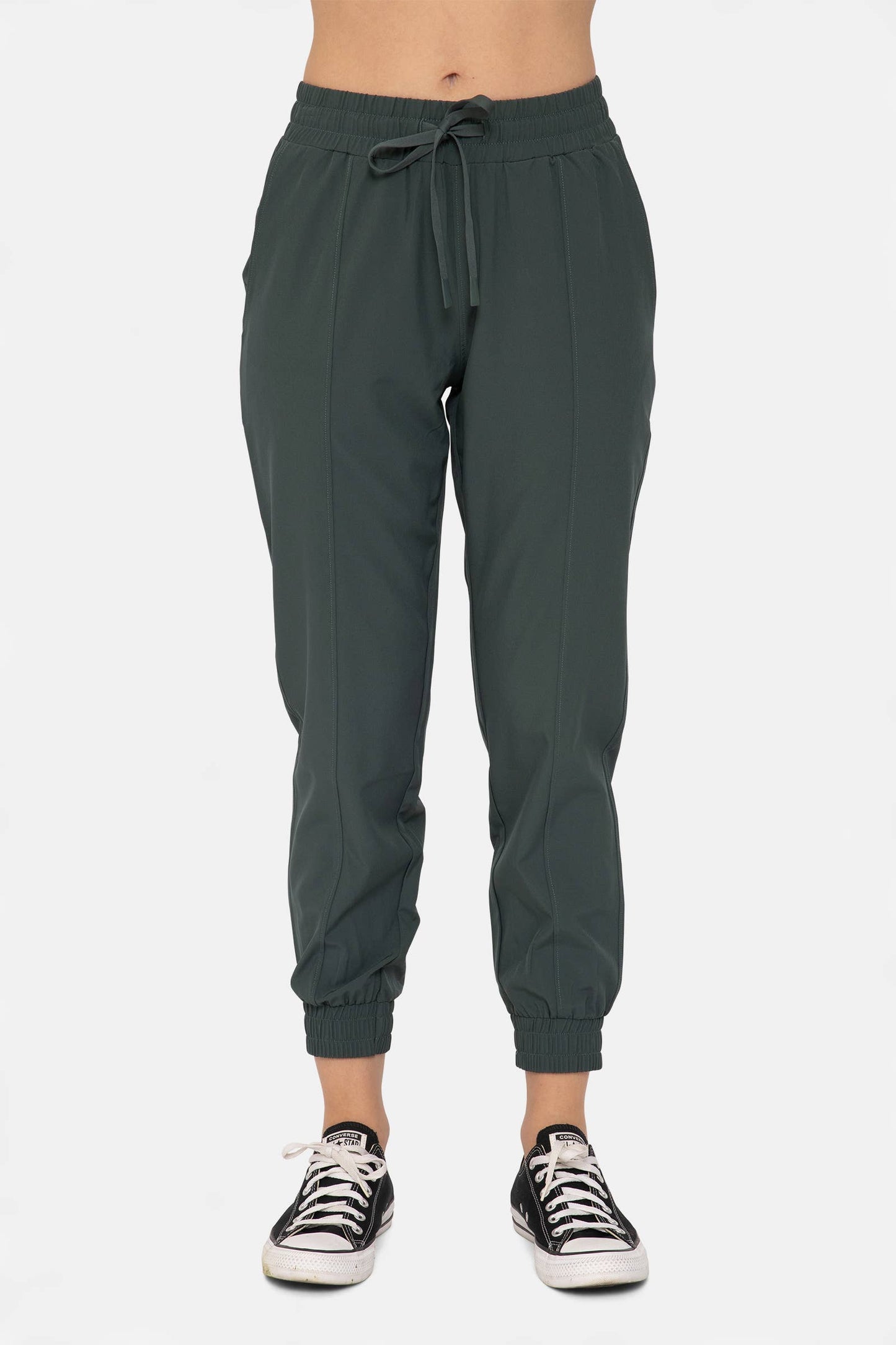 Black Essential Athleisure Joggers