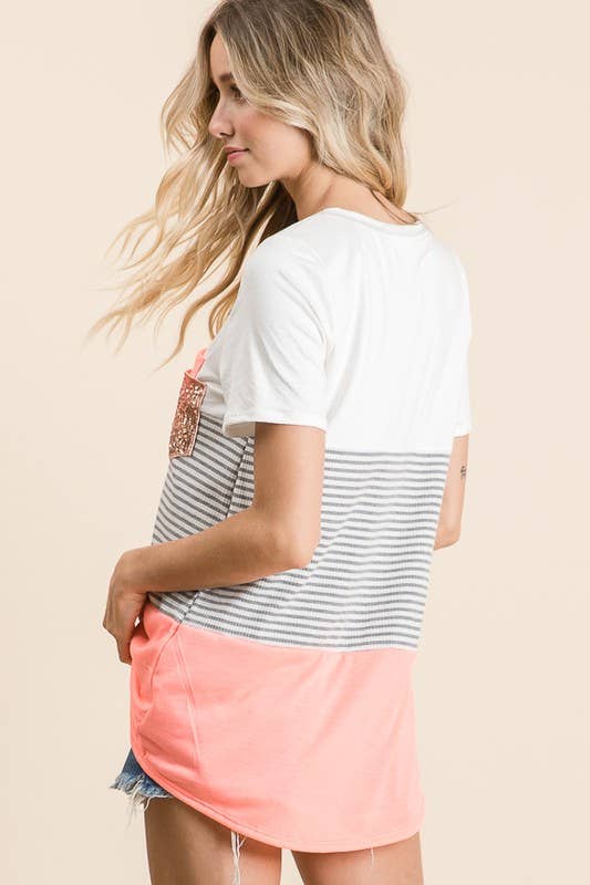 Crew Love Colorblock Tshirt