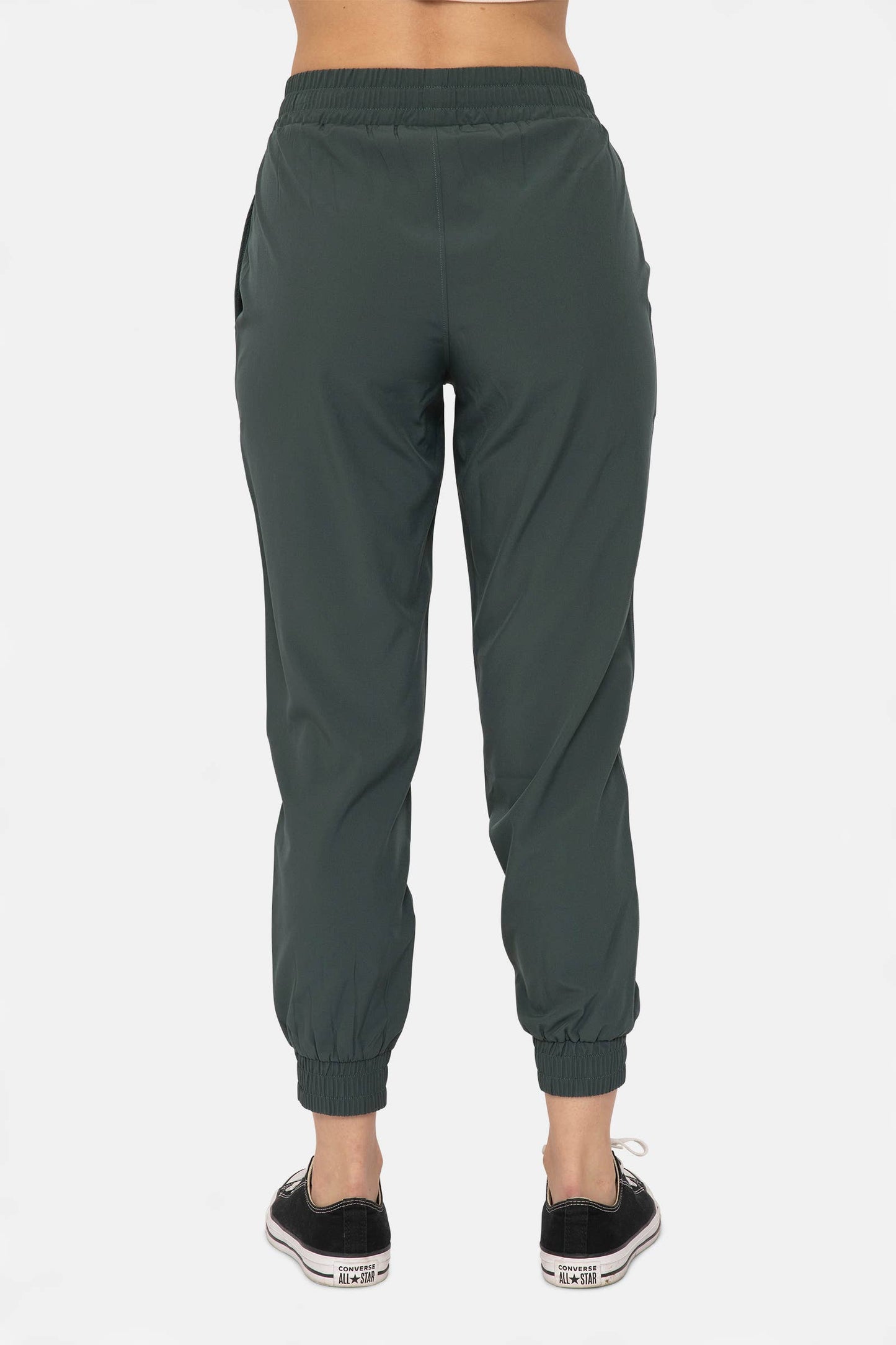 Black Essential Athleisure Joggers