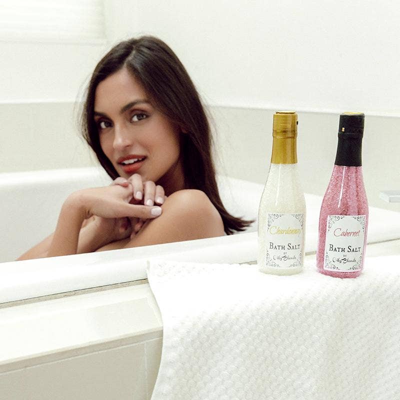 10oz Wine Scented Bath Salts