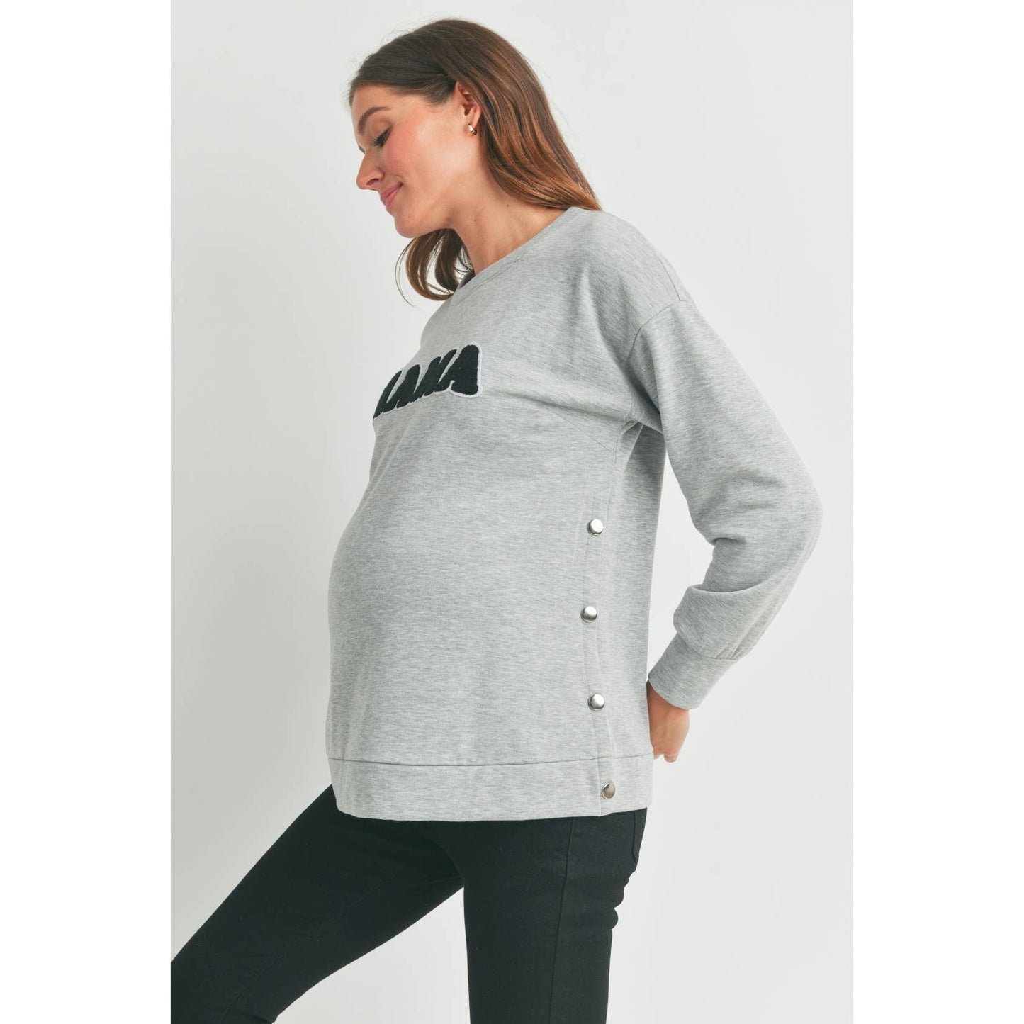 Crewneck Maternity Sweatshirt