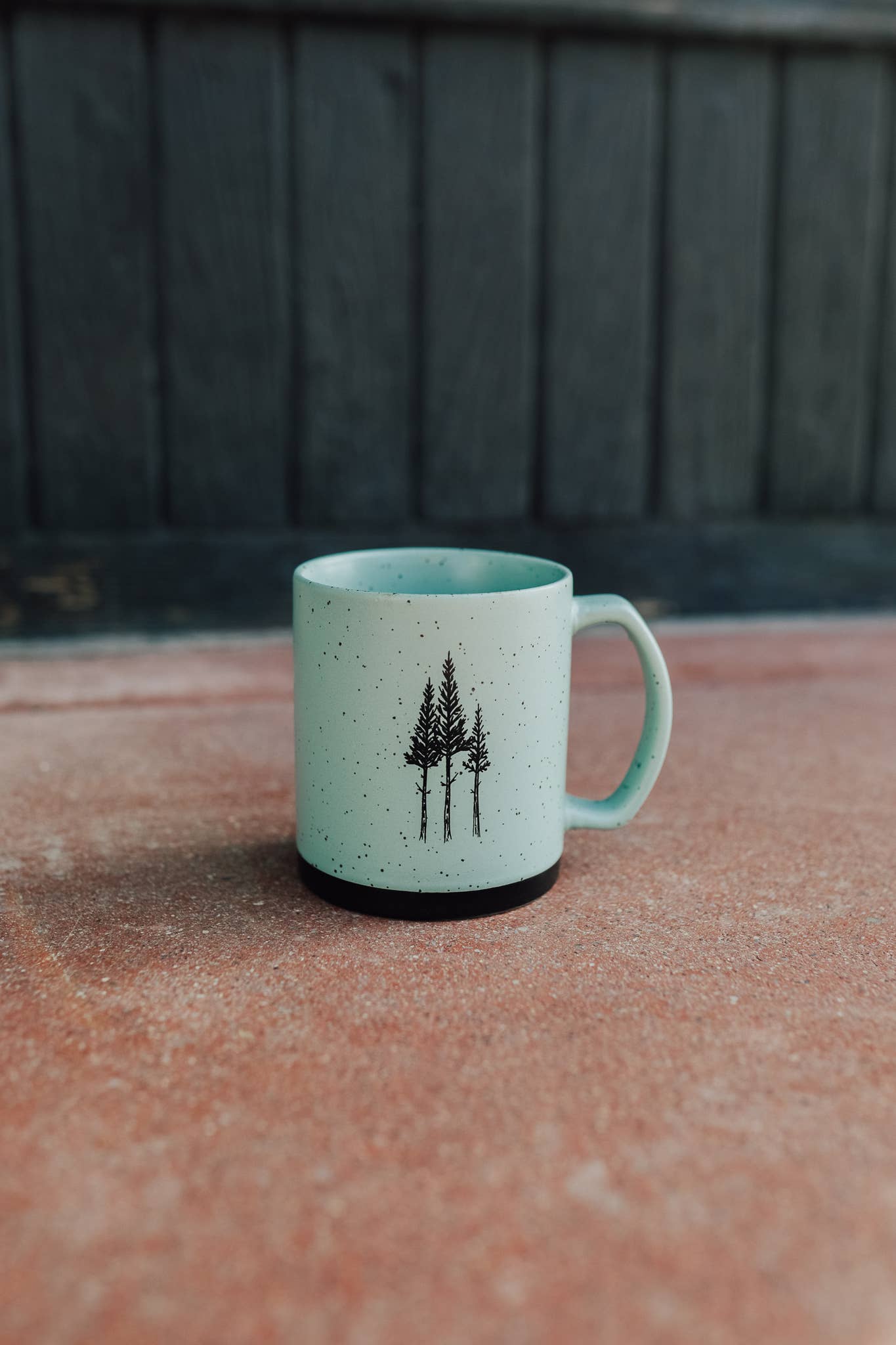 Rustic Three Tree Ceramic Mug