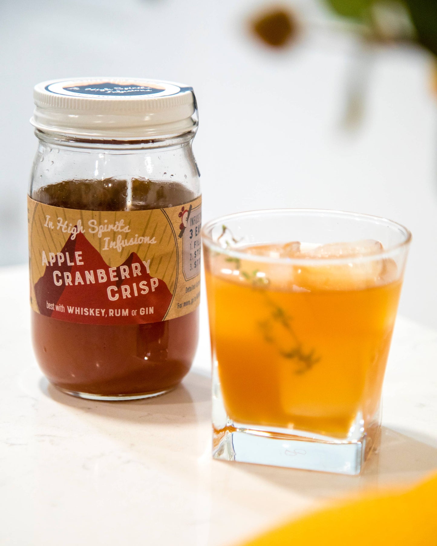 Apple Cranberry Crisp cocktail infusion kit
