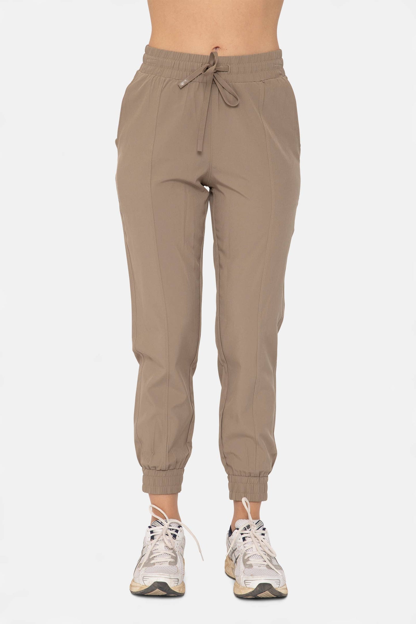 Black Essential Athleisure Joggers