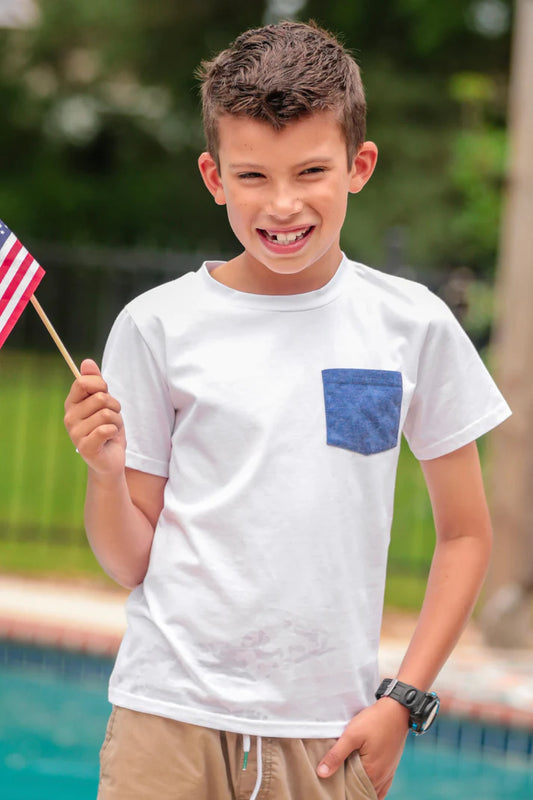 Kids all star pocket t-shirt