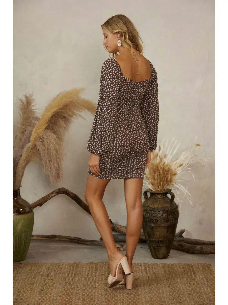 Floral bodycon dress