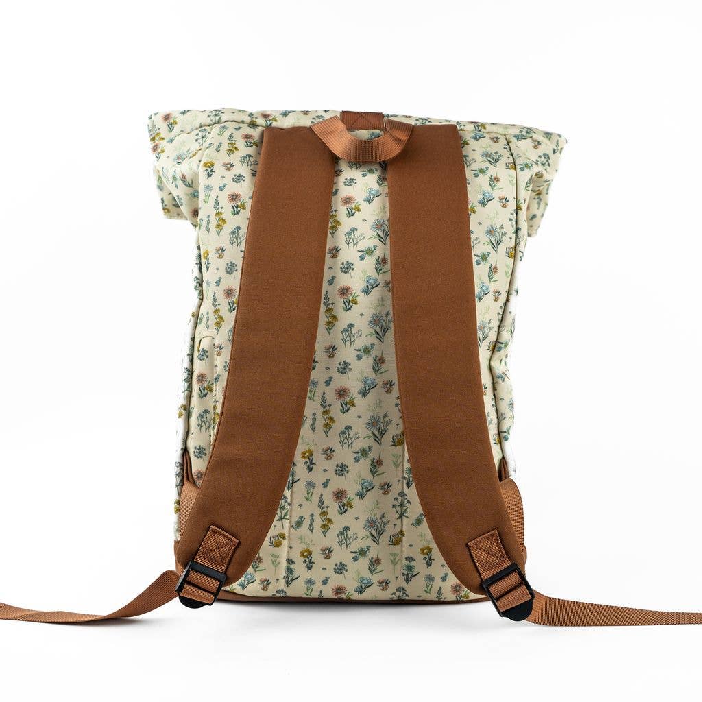 Adventure Backpack - Spring Floral Cream