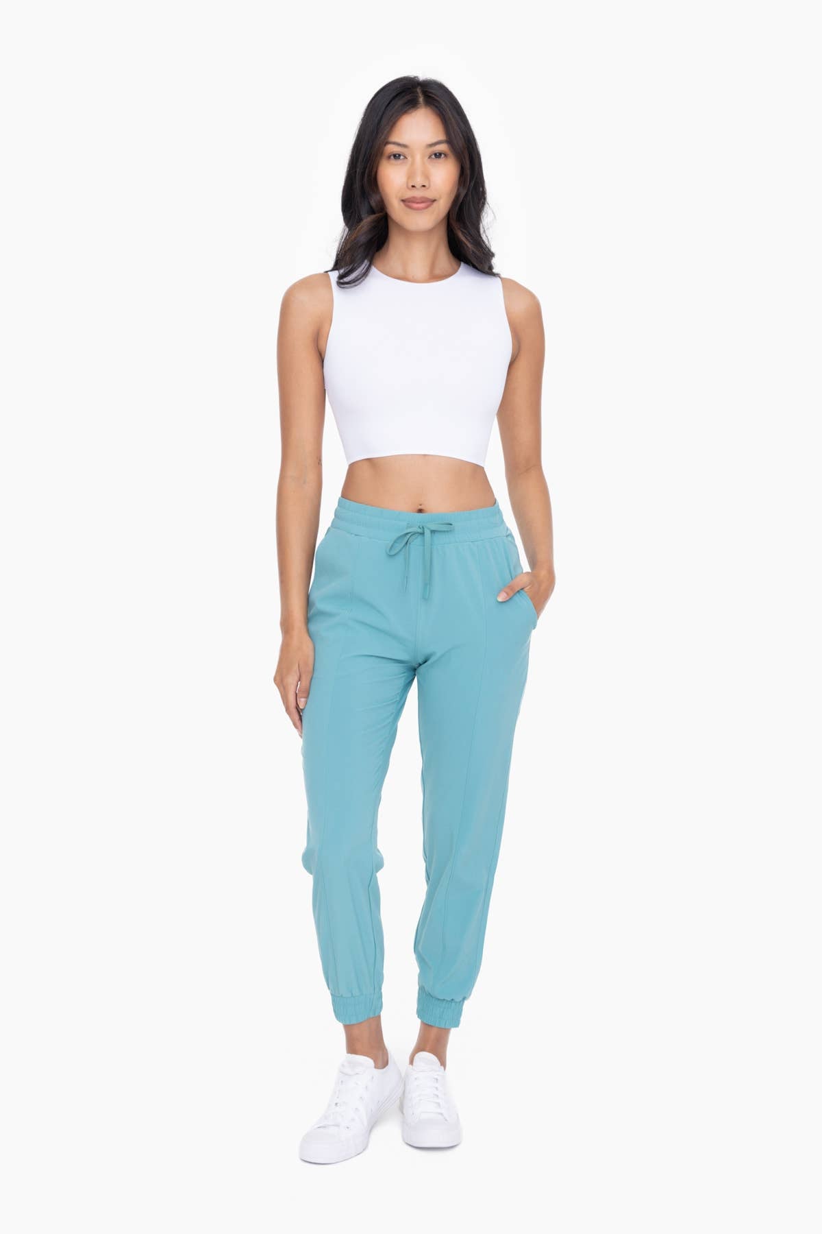 Black Essential Athleisure Joggers