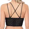 Black Crochet Lace Bralette With Bra Pads