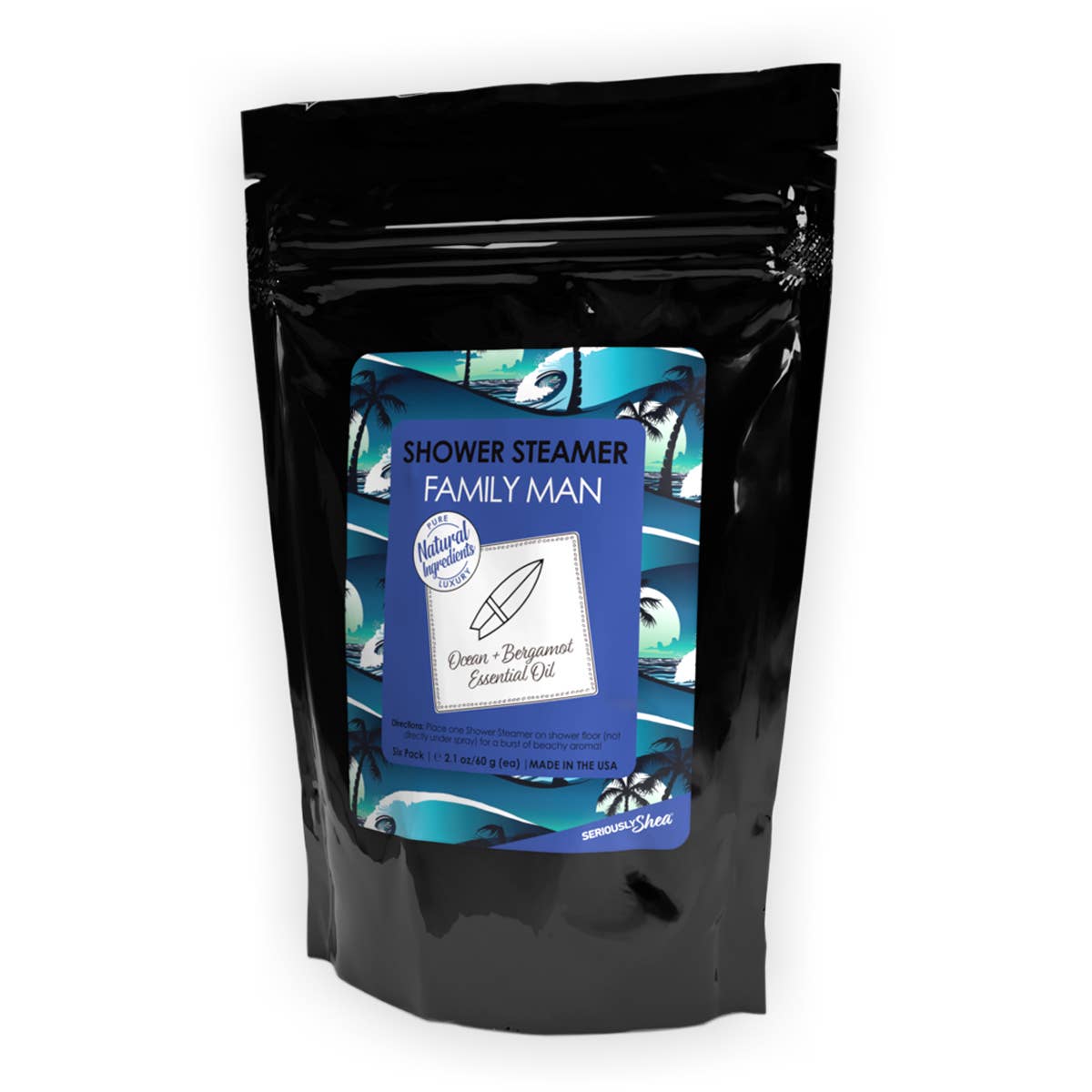 Essential Oil Shower Steamer 6-pack | Family Man