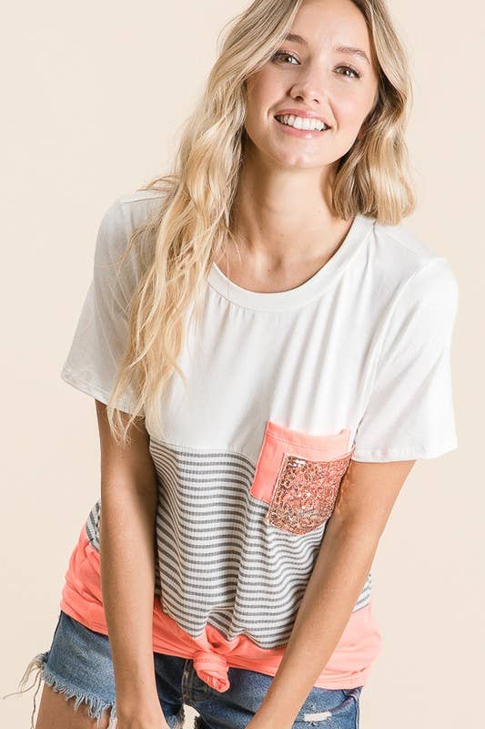Crew Love Colorblock Tshirt