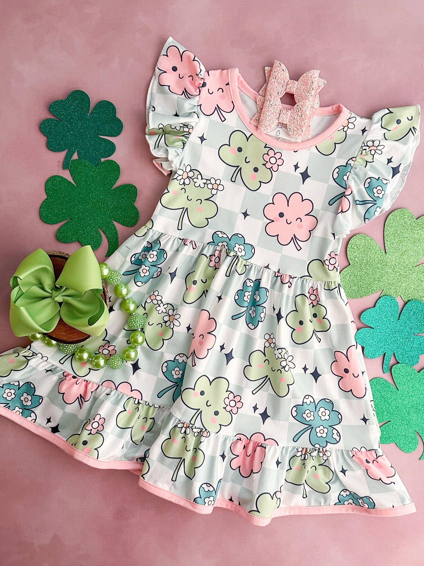 Shamrock Lucky Twirl Dress