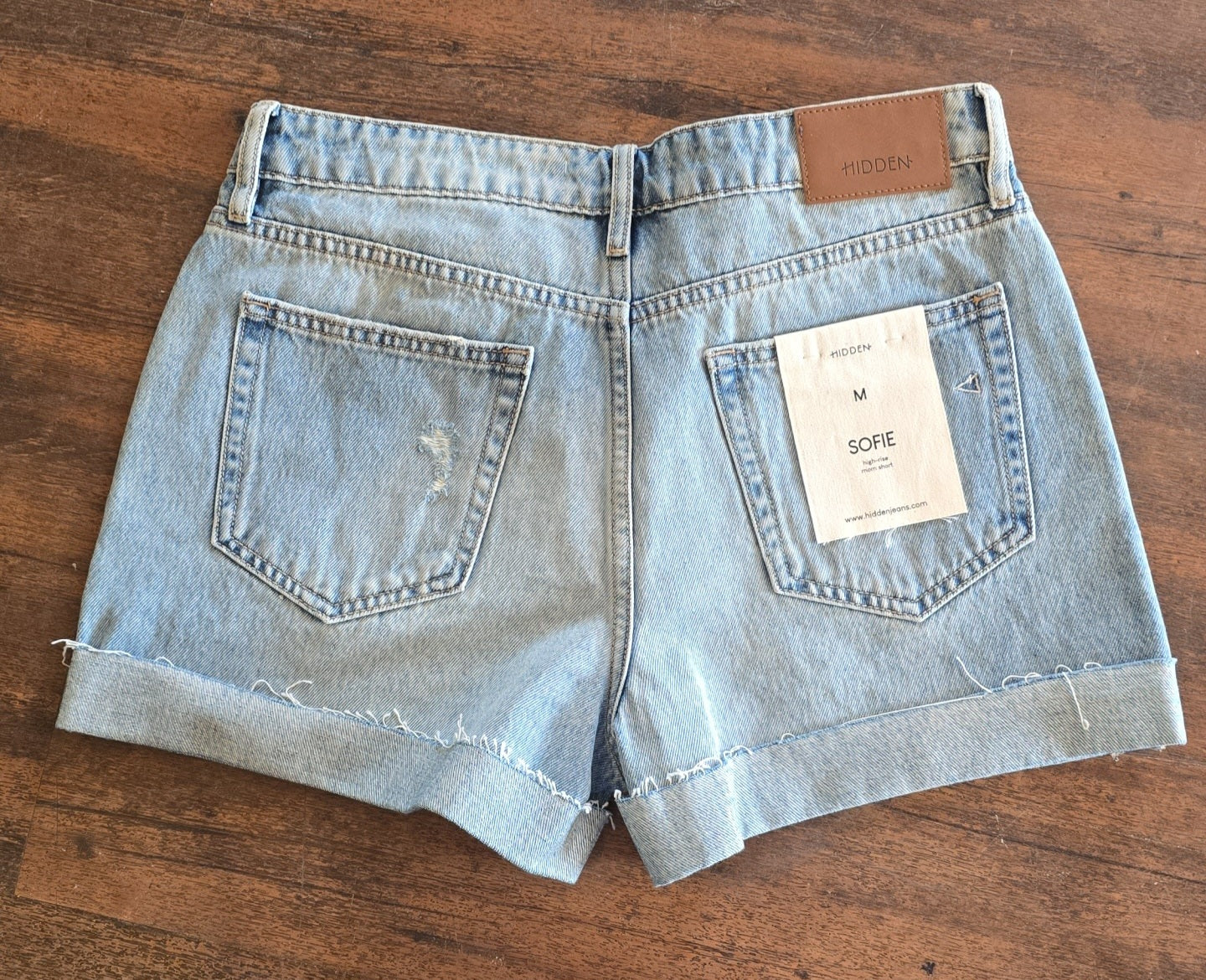 Crossover waist mom shorts - Sale today only!