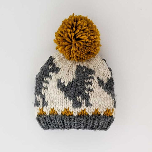 T-Rex Knit Beanie Hat: L (2-6 years)