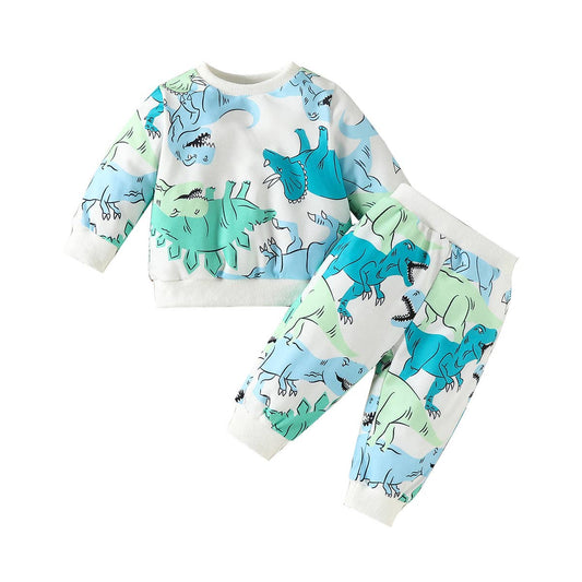 Baby Allover Dinosaur Print Set