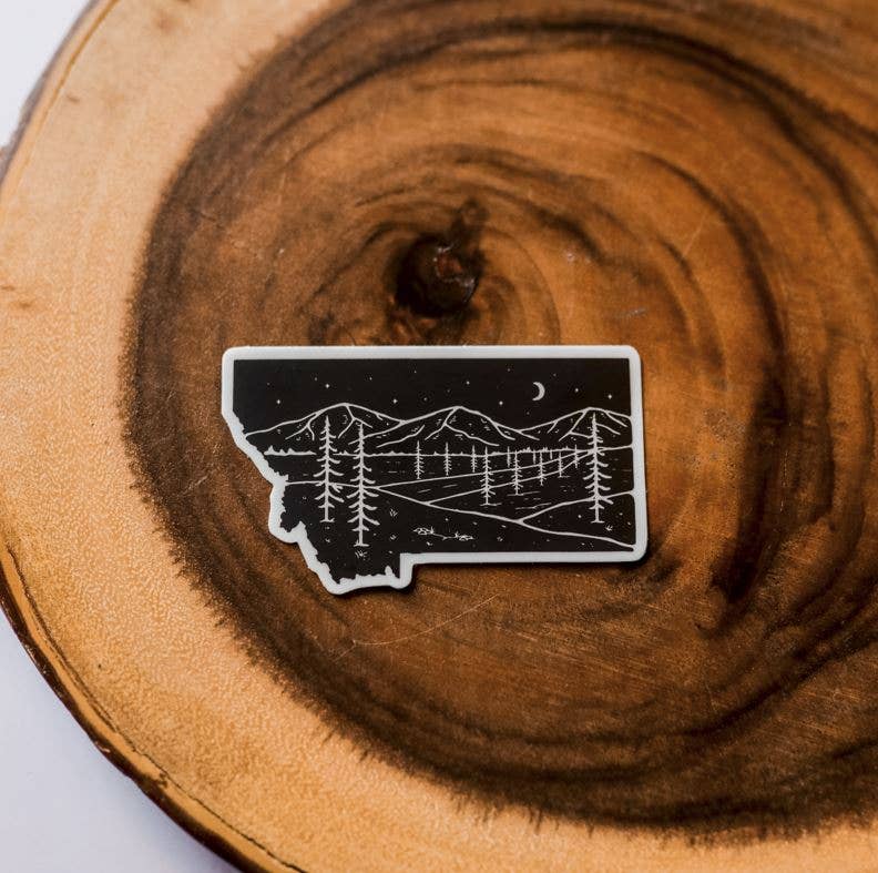 The Montana Scene - Montana Vinyl Stickers