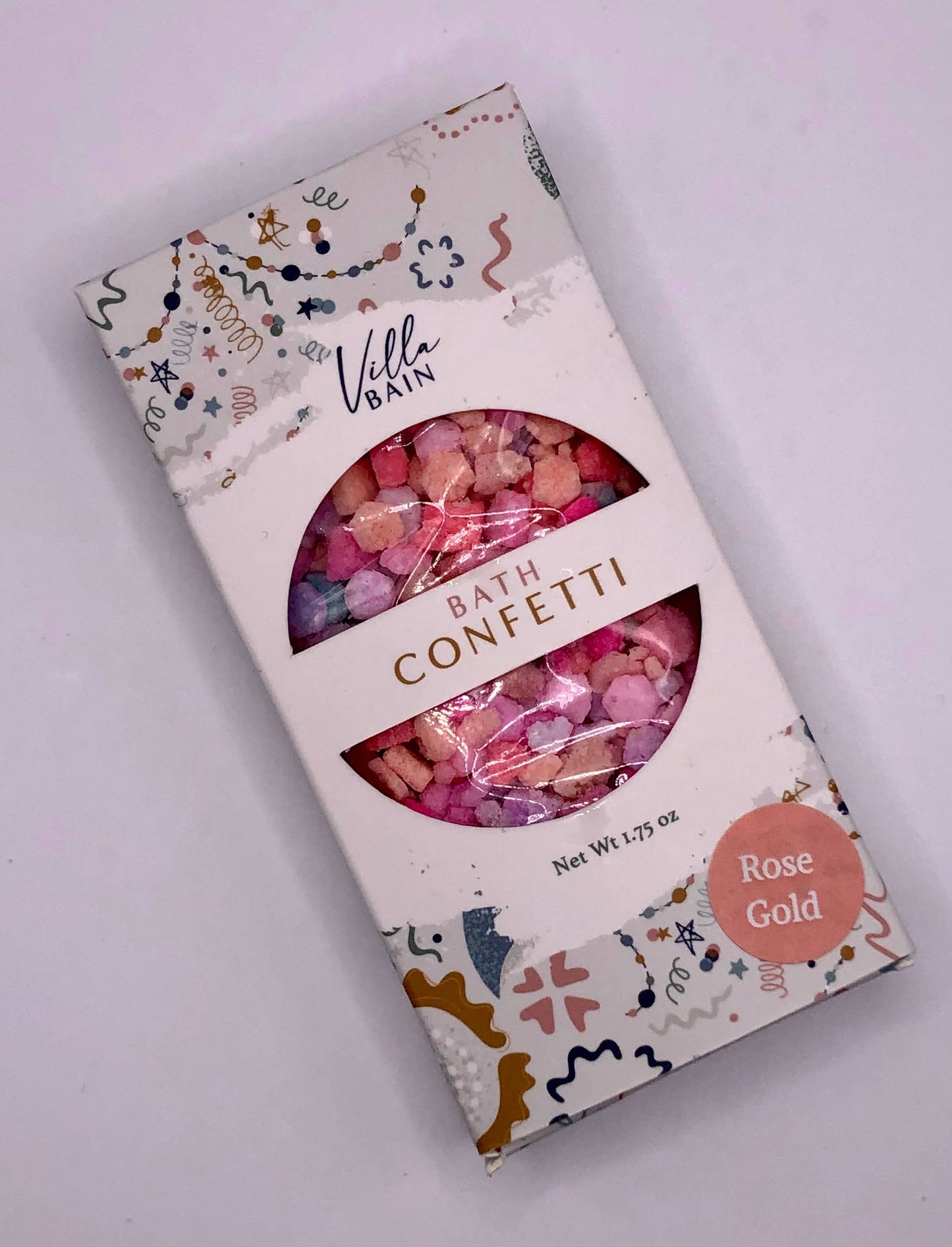 Villa Bain - Rose Gold Bath Confetti