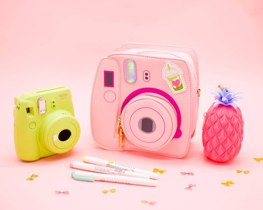 Oh Snap Instant Camera Handbag 💮 - Pretty Pink