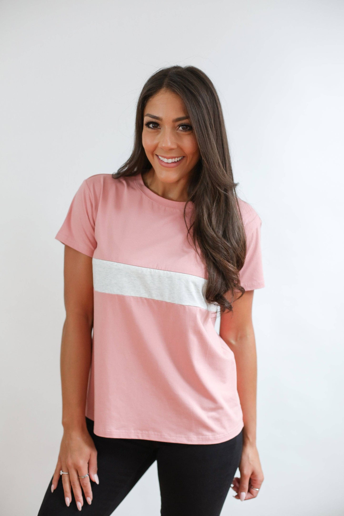 Full Zip Breastfeeding Tee