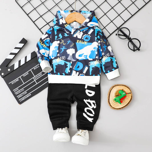 Wild boy dino set