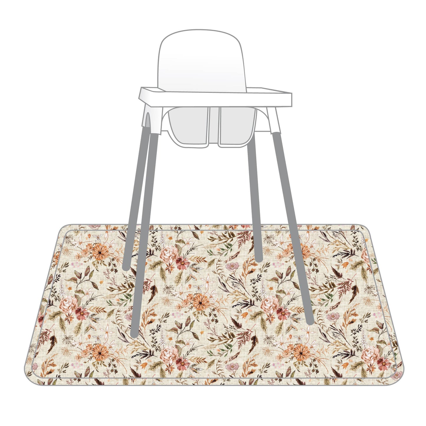 Delilah Floral - Splash Mat