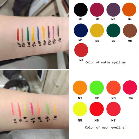 Neon Eye Liner: Orange