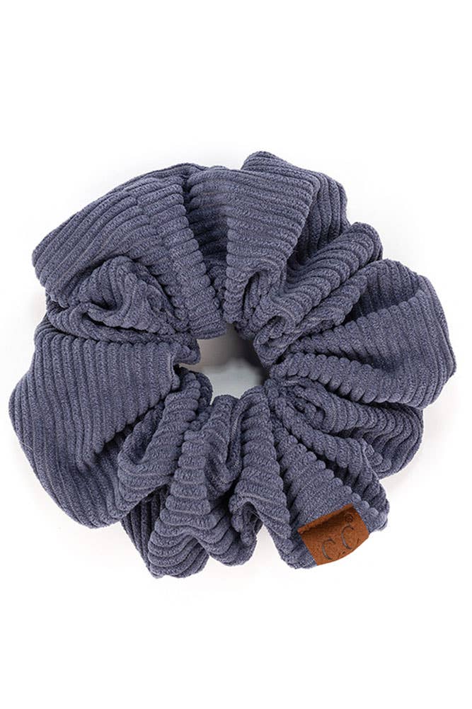 C.C Corduroy Solid Color Soft Scrunchies