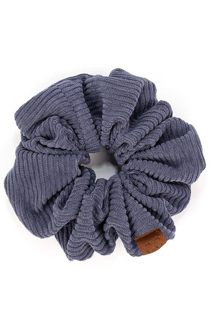 C.C Corduroy Solid Color Soft Scrunchies