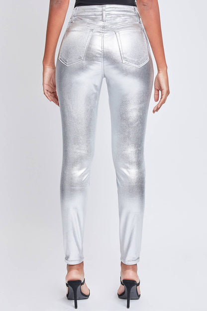 Junior High Rise Metallic Skinny Jean