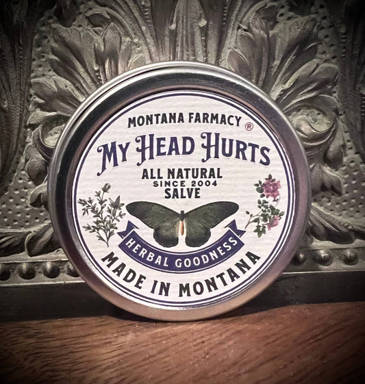 My Head Hurts Herbal Balm