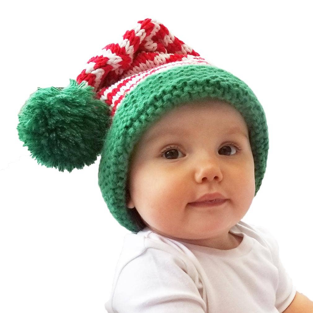 Santa Candy Stripe Stocking Hat