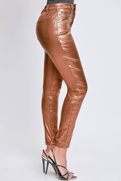 Junior High Rise Metallic Skinny Jean