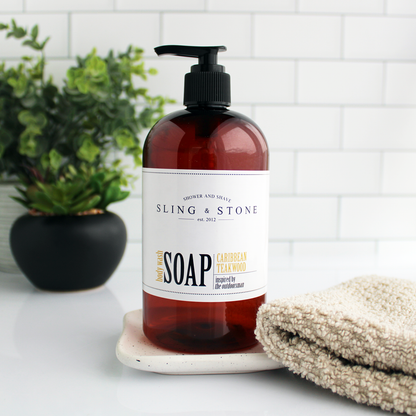 Men's Liquid Body Wash-: 'Ruggedly Handsome Man' (Oakmoss+Amber)