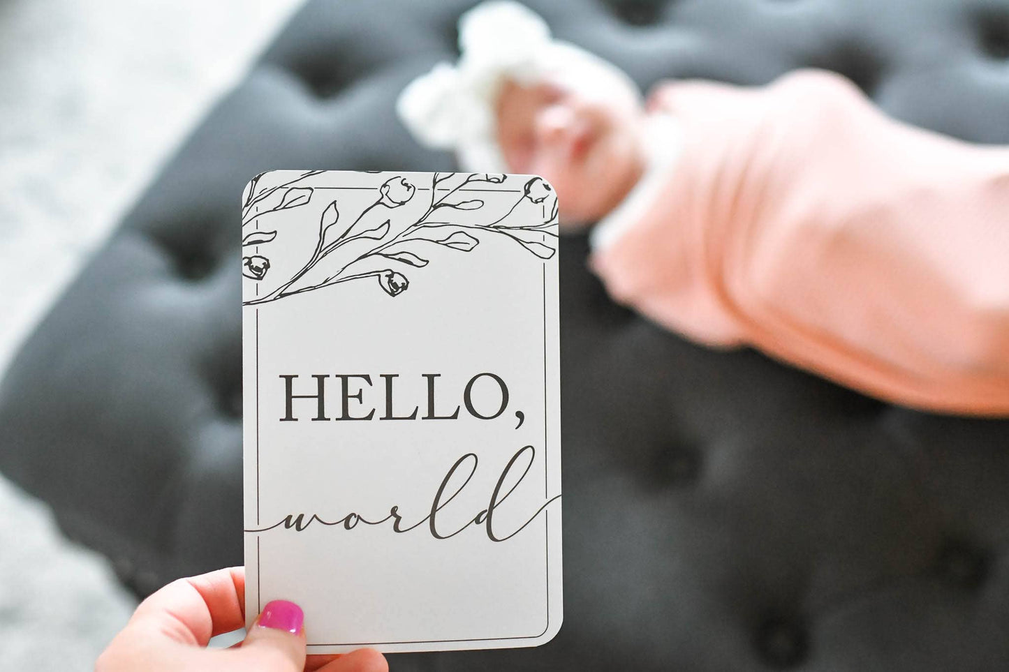 Pregnancy Milestone Cards | Baby Announcement & Reveal