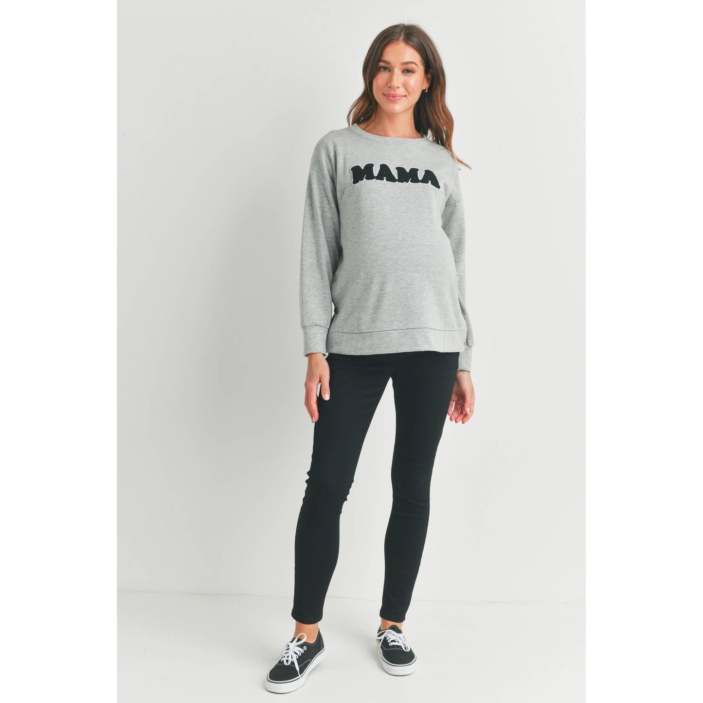 Crewneck Maternity Sweatshirt