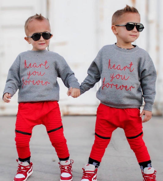 Heart You Forever Valentines Day Sweatshirt