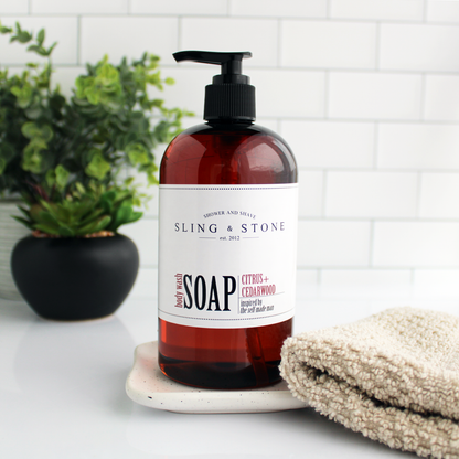 Men's Liquid Body Wash-: 'Ruggedly Handsome Man' (Oakmoss+Amber)