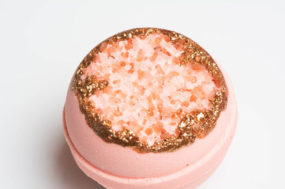 Crystal Geode Bath Bomb | Rose Quartz