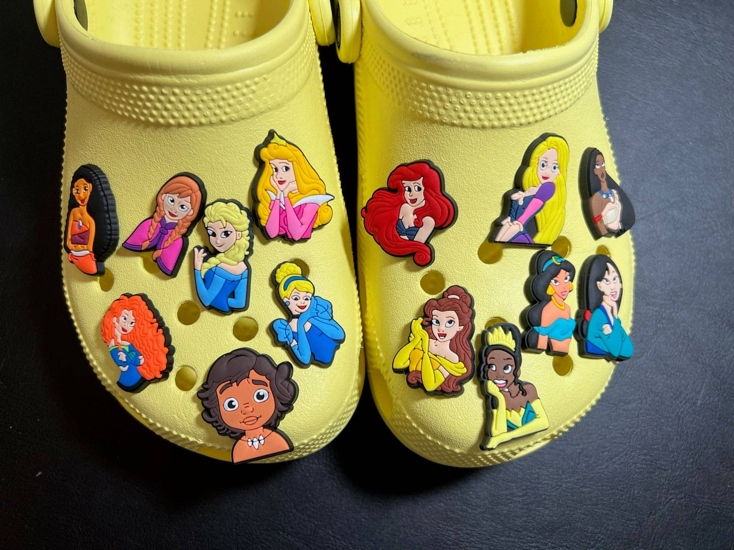 JuliesDecal - Princesses and Brave Girls shoe charms: #A4 Jasmine